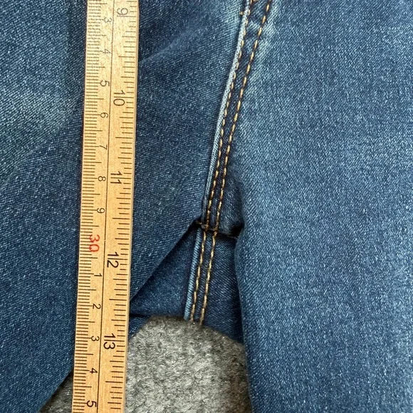 Curve Appeal Jeans Womens 8 Dark Blue Curve Creator High Rise Skinny Denim - Picture 6 of 12